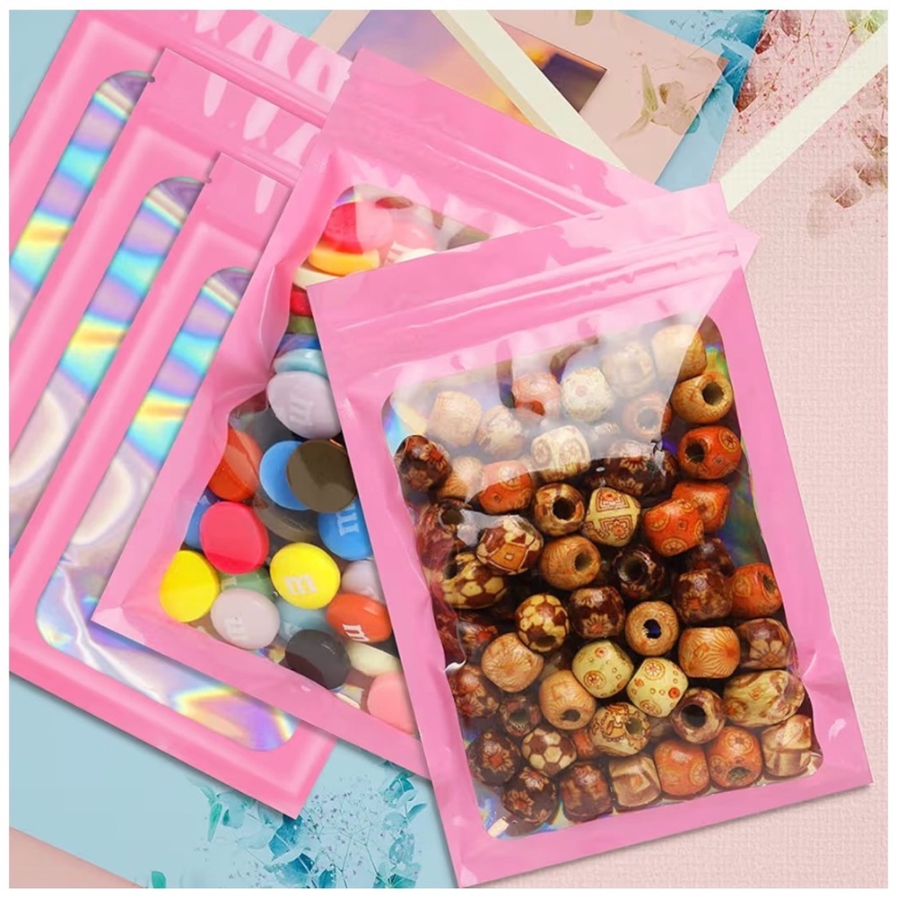 20 Resealable Bags & 20 Thank You Cards- Pink/Gold NWT - Picture 3 of 10